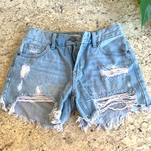 JBD denim jean shorts. Size XS